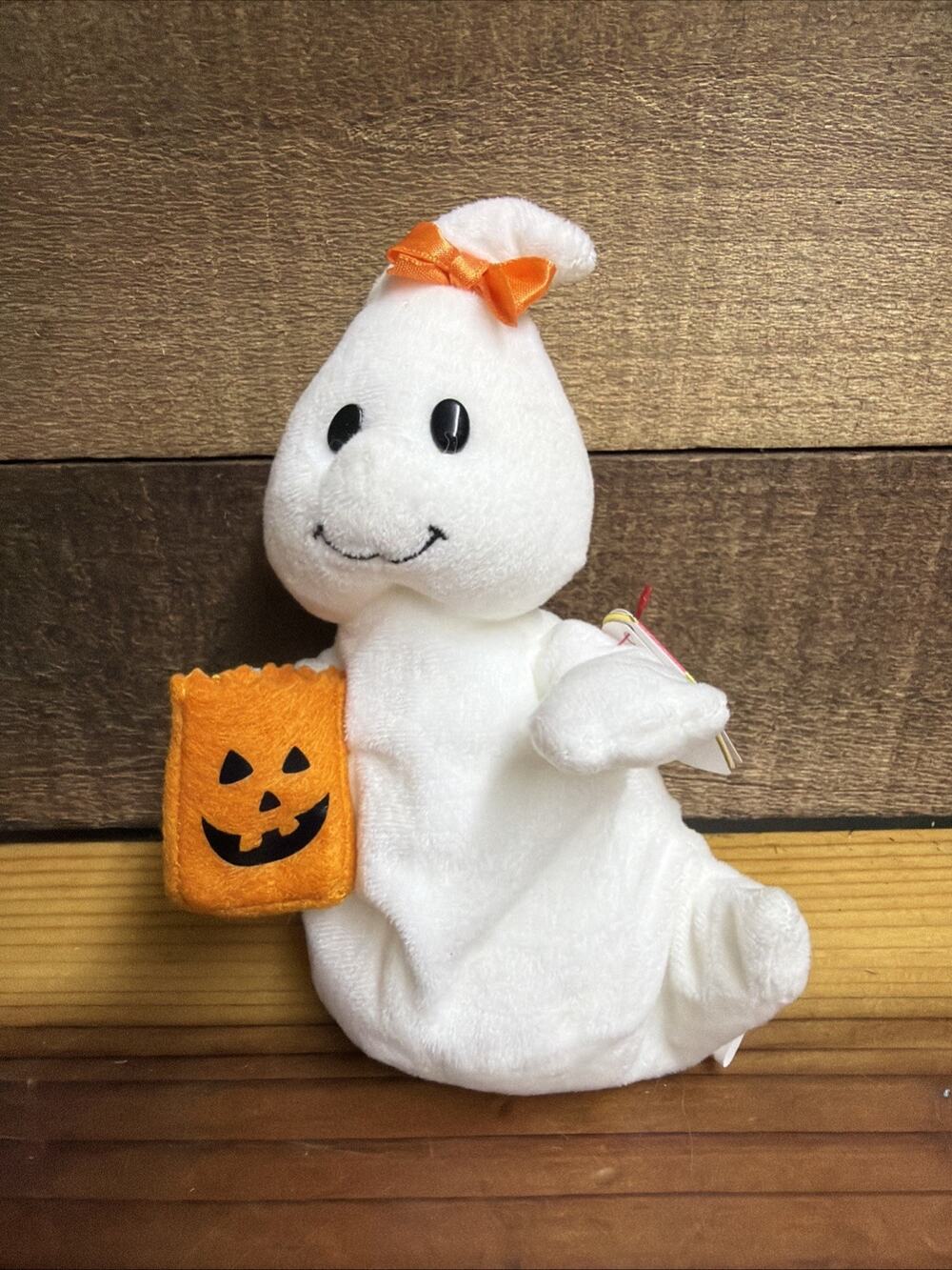 Ty Beanie Baby Gouliette Ghost Girl Halloween Plush With Tags 6”
